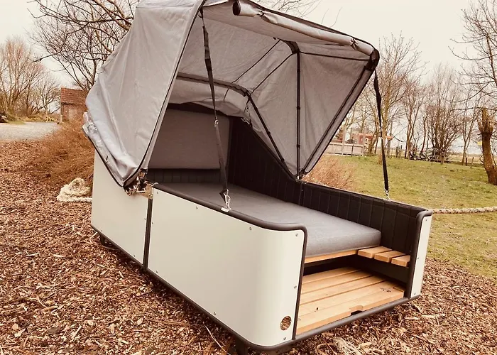 Hof Steinhuetten Schlafstrandkorb Luxe tent *